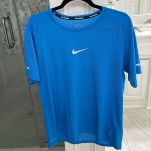 Nike running large blue Dri-Fit tee